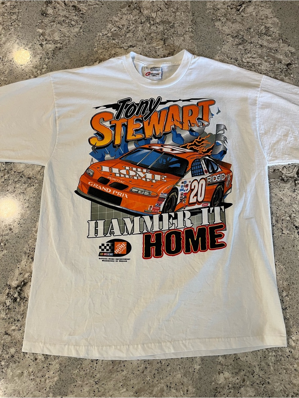Vintage 1999 Chase Authentics Tony Stewart NASCAR Tee